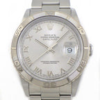 Rolex Watch Datejust Thunderbird Date Gray Dial Roman Index SS Automatic Winding
