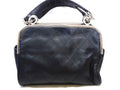 Chanel Handbag Black Silver Lambskin CC Logo