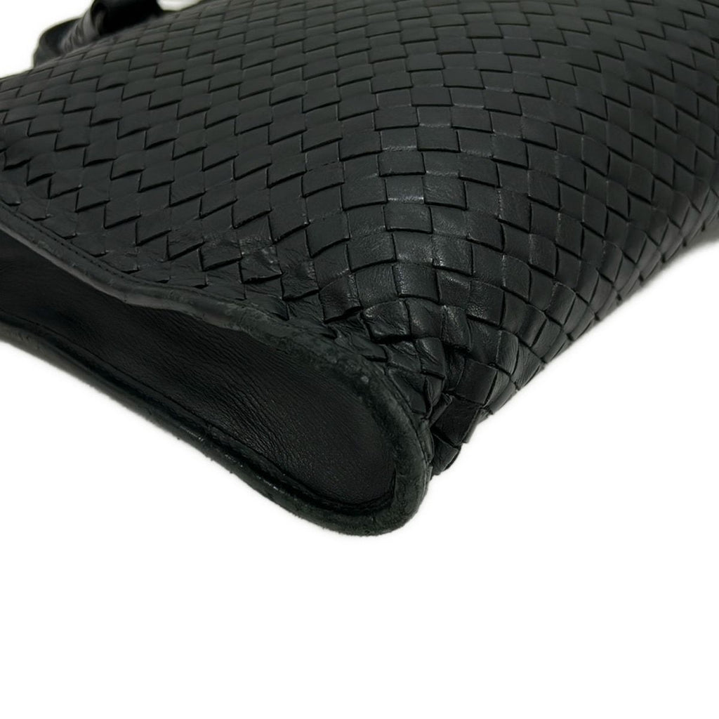 Bottega Veneta Business Bag Intrecciato Black No Lock Leather — view 6