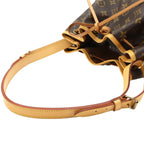 Louis Vuitton Monogram Noe Shoulder Bag Brown Gold Vintage — view 5