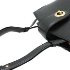 Louis Vuitton Epi Cluny Shoulder Bag Leather Noir Gold — view 8