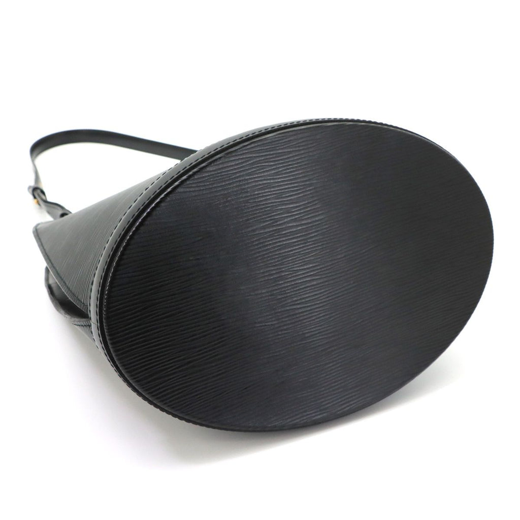 Louis Vuitton Epi Cluny Shoulder Bag Leather Noir Gold — view 4