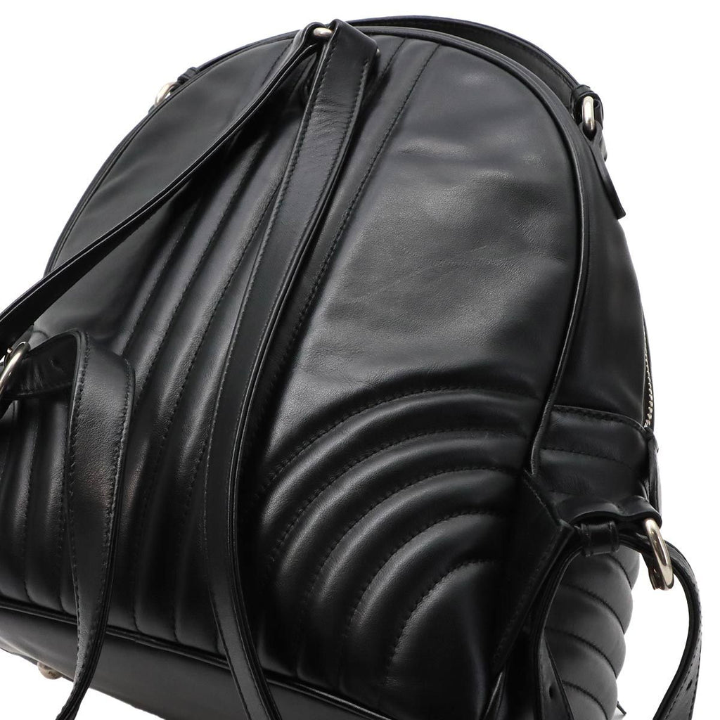 Prada Diagram Backpack Leather Nero — view 8