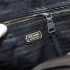 Prada Diagram Backpack Leather Nero — view 7