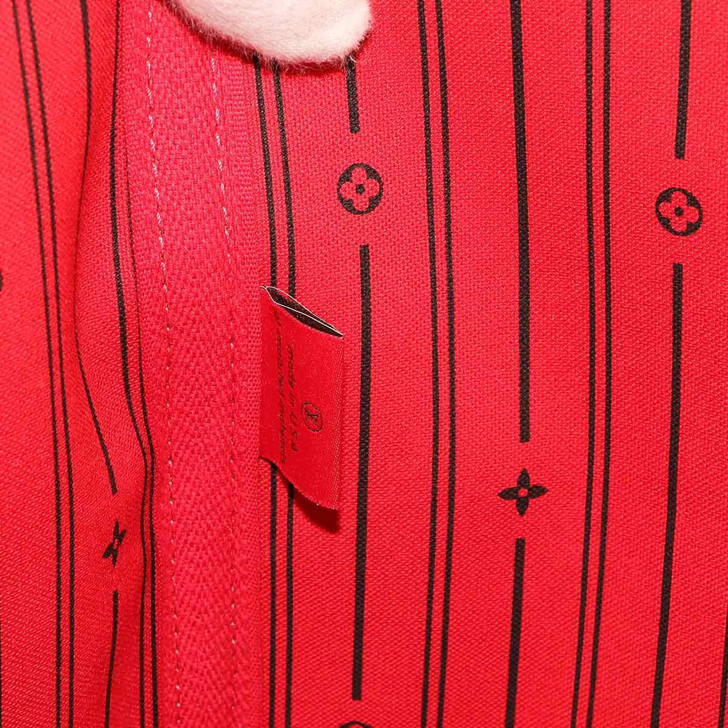 Louis Vuitton Damier Neverfull GM Tote Ebene Cerise Gold — view 8