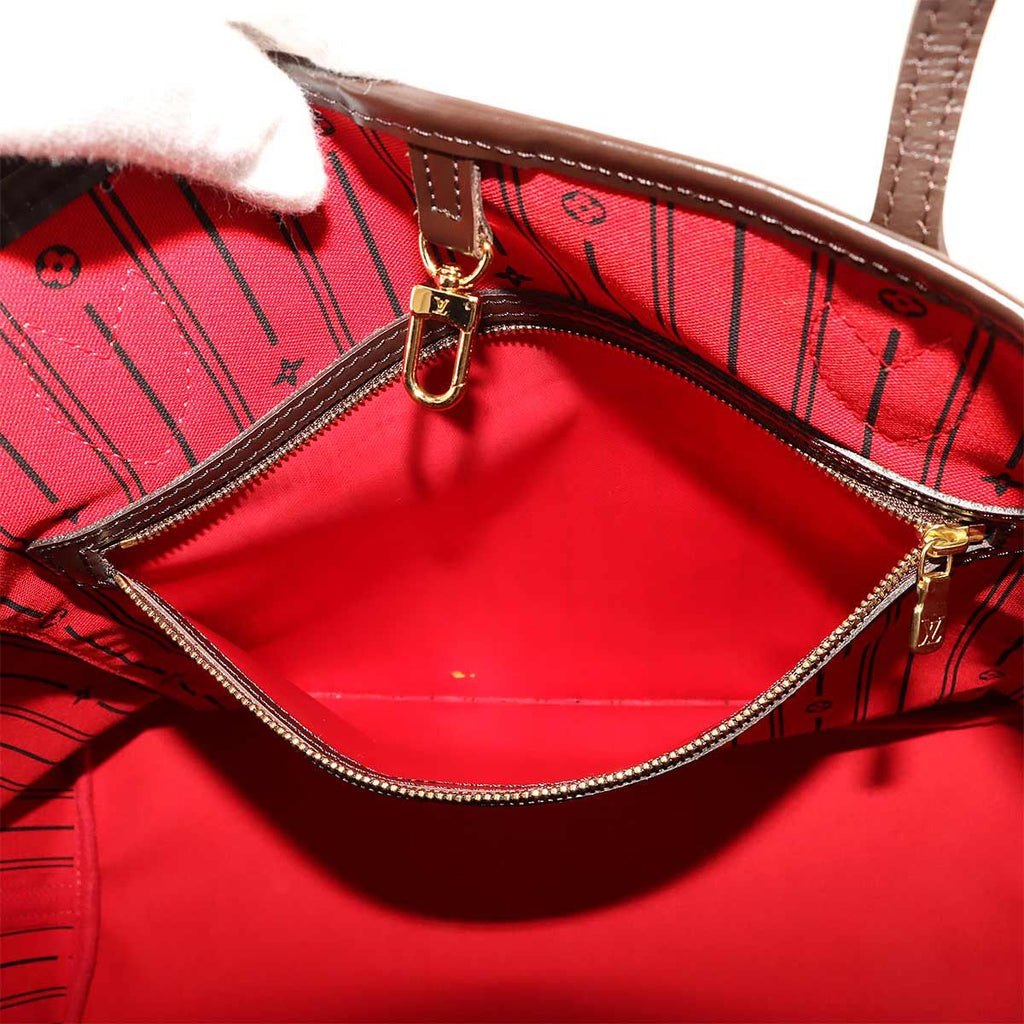 Louis Vuitton Damier Neverfull GM Tote Ebene Cerise Gold — view 9