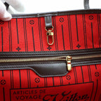 Louis Vuitton Damier Neverfull GM Tote Ebene Cerise Gold — view 7