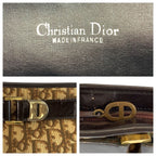Dior Trotter Beige Brown Gold Canvas Shoulder — view 3