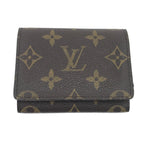 Louis Vuitton Business Card Holder Monogram Envelope Cult Visit Brown