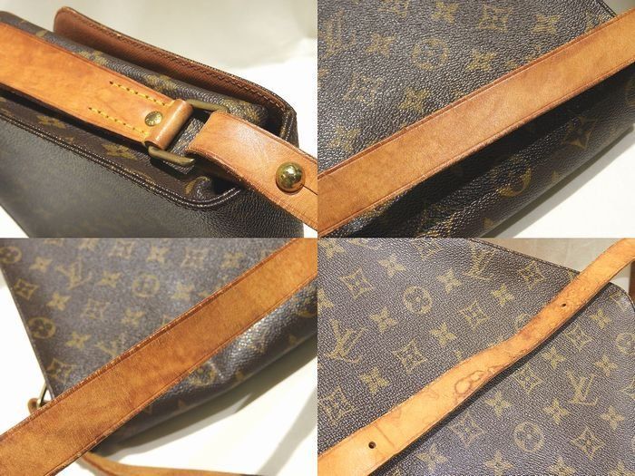Louis Vuitton Cartouchiere GM Shoulder Bag Monogram Belt Opening/closing Vintage — view 3