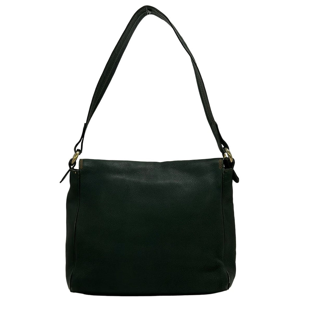Loewe Shoulder Bag Dark Green Leather — view 3