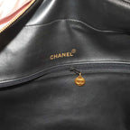 Chanel Quilted Logo Boston Bag Calfskin Pink Vintage Gold — view 7