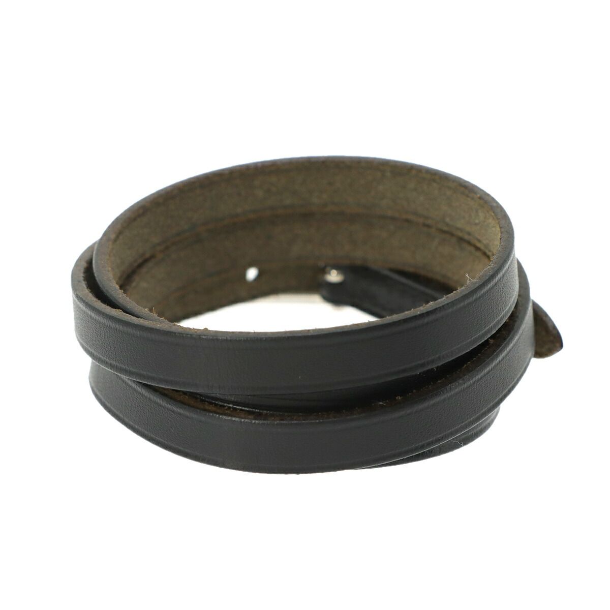 Hermes Hapi 3 Bracelet Swift Black Silver — view 2