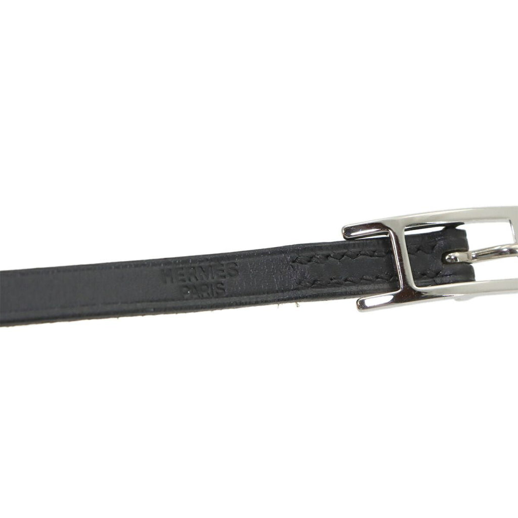 Hermes Hapi 3 Bracelet Swift Black Silver — view 4