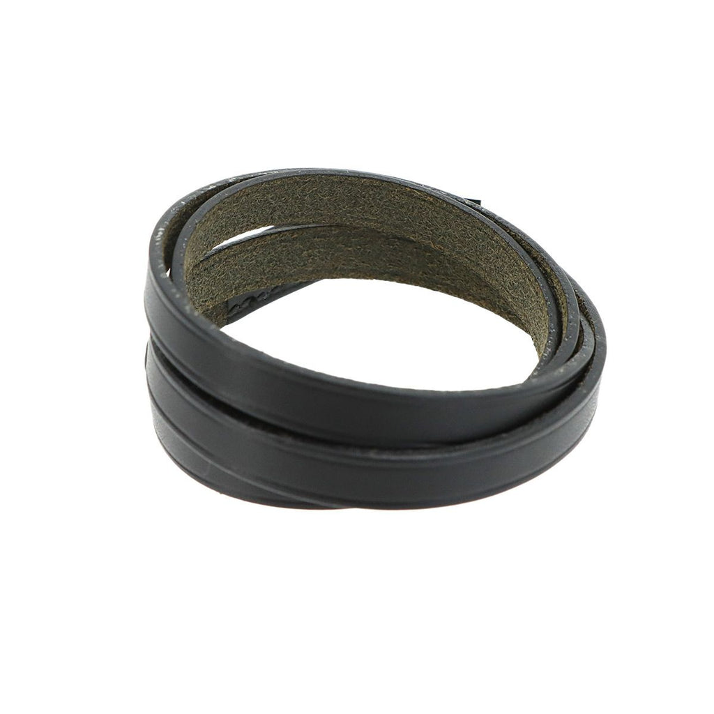 Hermes Hapi 3 Bracelet Swift Black Silver — view 2