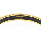 Hermes Enamel PM Bangle Bracelet Gold Red Email PM — view 4