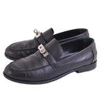 Hermes Loafers Destin Moccasins Kelly Gold — view 2