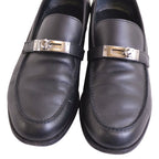 Hermes Loafers Destin Moccasins Kelly Gold — view 3