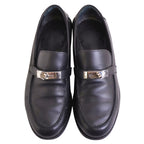 Hermes Loafers Destin Moccasins Kelly Gold — view 4
