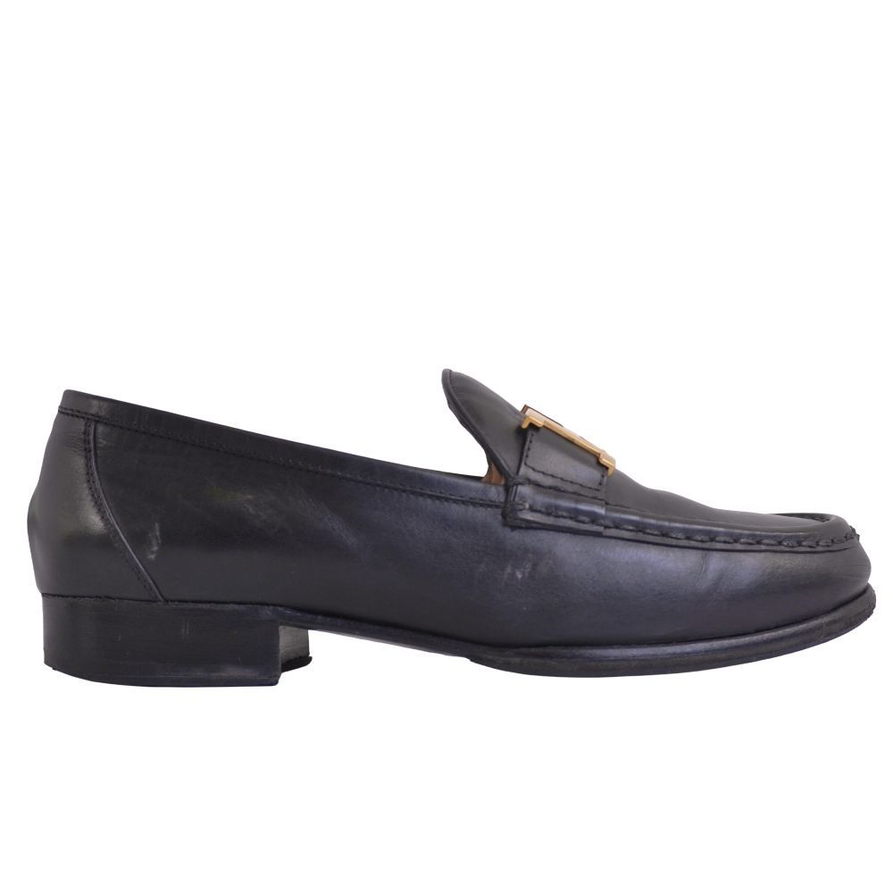 Hermes Loafers Moccasins Heels Constance Logo — view 6