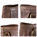 Gucci Guccissima Ski Brown Gold Leather Tote — view 5