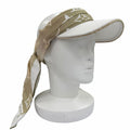 Louis Vuitton Beige Sun and Silk Sun Visor Monogram Shoulder