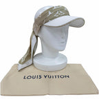 Louis Vuitton Beige Sun and Silk Sun Visor Monogram Shoulder — view 2