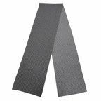 Fendi Wool Micro Zucca Pattern Scarf Gray — view 4
