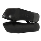 Louis Vuitton Square Toe Back Strap Flat Leather Sandals Black — view 7