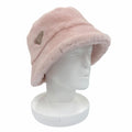 Prada Sheepskin Fur Bucket Hat Pink