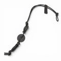 Bottega Veneta Leather Coin Motif Strap Bag Charm Gray
