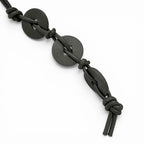 Bottega Veneta Leather Coin Motif Strap Bag Charm Gray — view 3