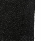 Chanel Cashmere 80% CC Logo Embroidery Large Shawl Scarf Black Light Blue — view 4