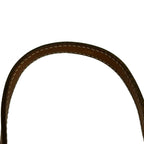 Celine Shoulder Bag Macadam Pattern Beige Brown Leather — view 9