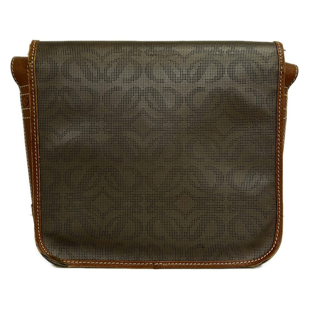 Loewe Shoulder Bag Dark Brown Amazona Embossed Leather — view 3