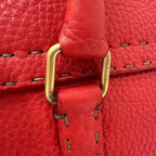 Fendi Bag Handbag Leather Linda Red Vibrant — view 6
