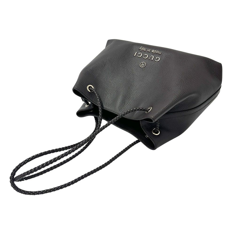 Gucci Tote Leather Dark Brown — view 6