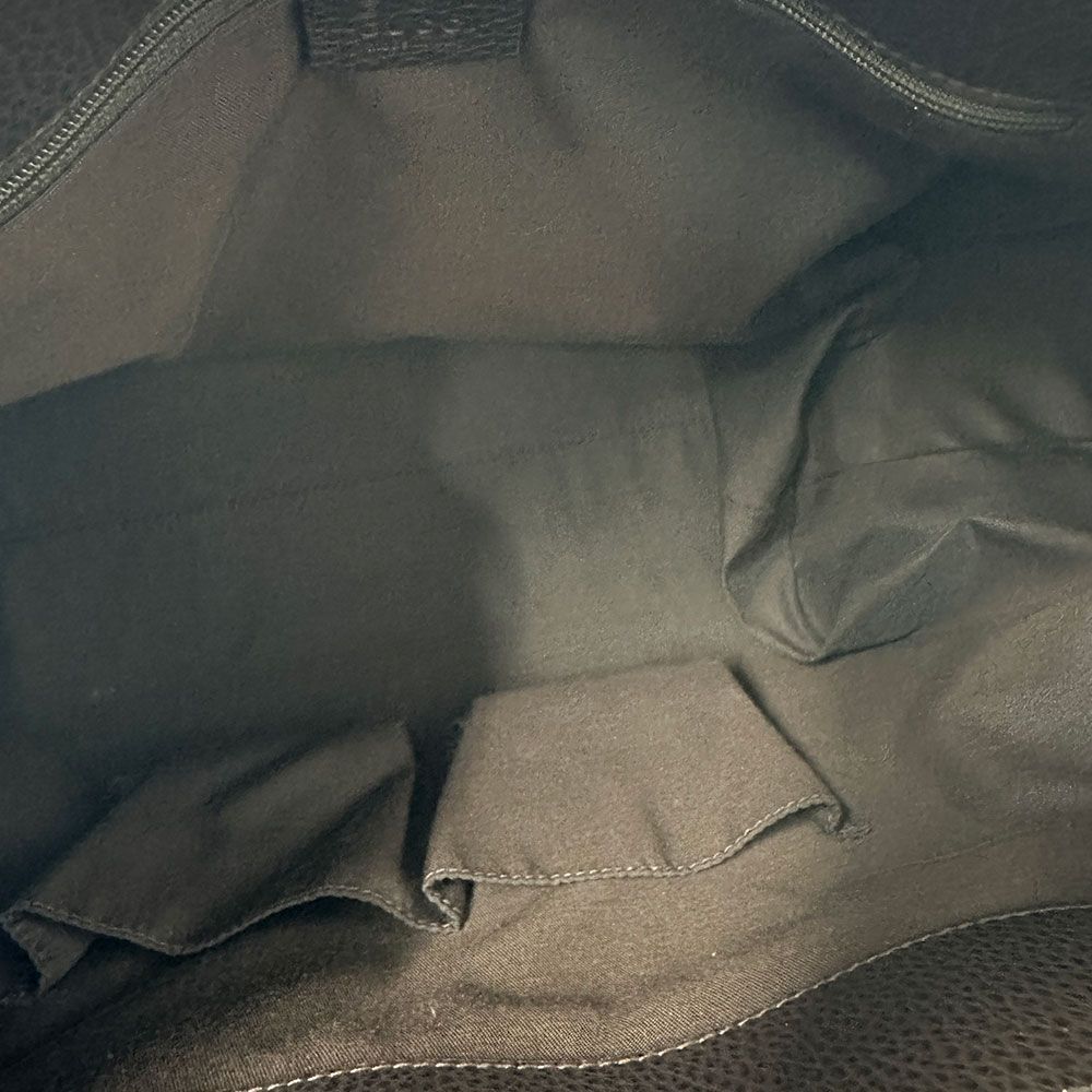 Gucci Tote Leather Dark Brown — view 8