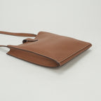 Hermes Pochette Uniform Shoulder Bag Swift Gold Brown Silver Veau — view 6
