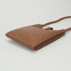 Hermes Pochette Uniform Shoulder Bag Swift Gold Brown Silver Veau — view 5