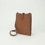 Hermes Pochette Uniform Shoulder Bag Swift Gold Brown Silver Veau — view 2