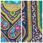 Hermes Qalamdan Carre 90 Navy Multicolor Silk Scarf — view 7