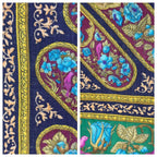 Hermes Qalamdan Carre 90 Navy Multicolor Silk Scarf — view 8