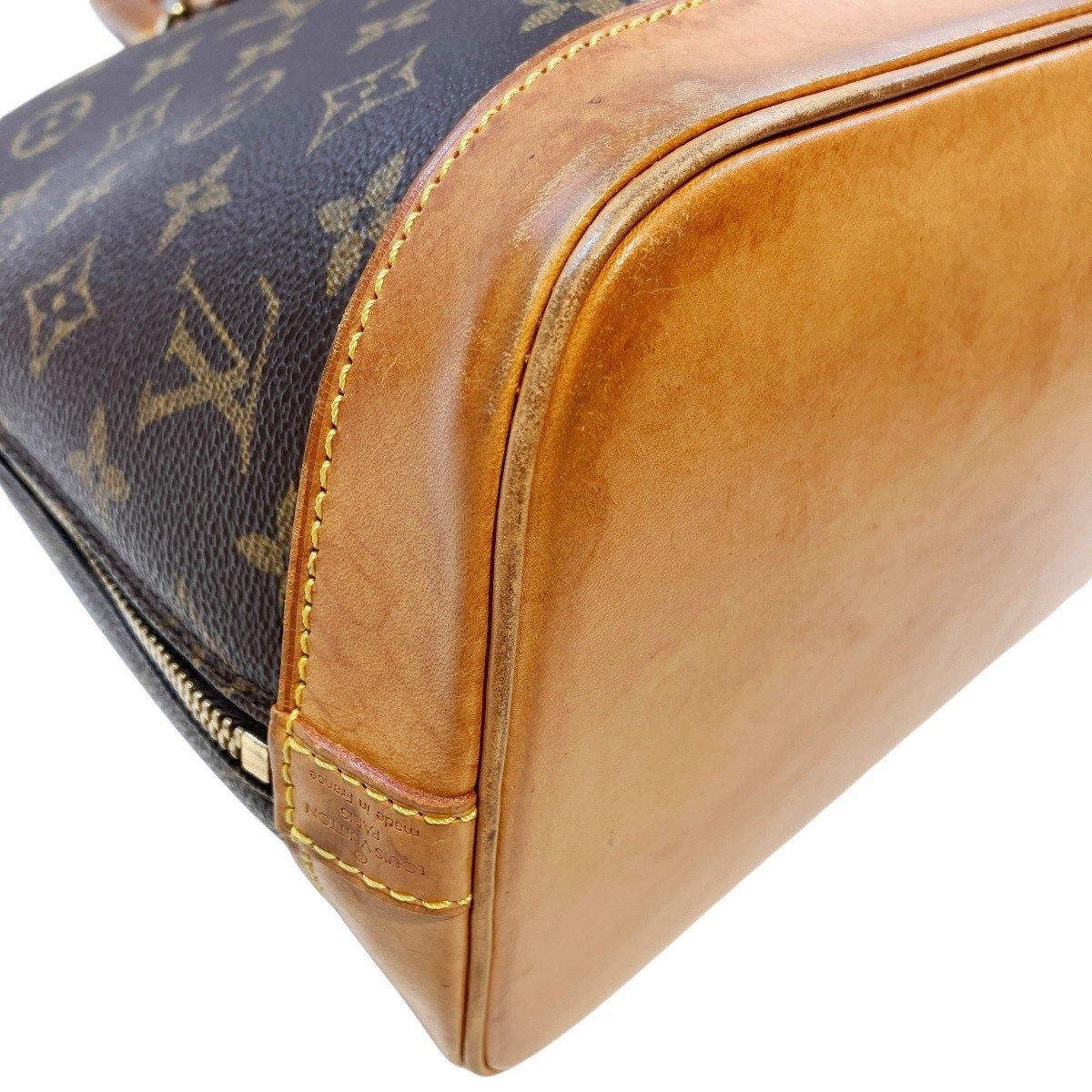 Louis Vuitton Alma Monogram Handbag Canvas — view 6