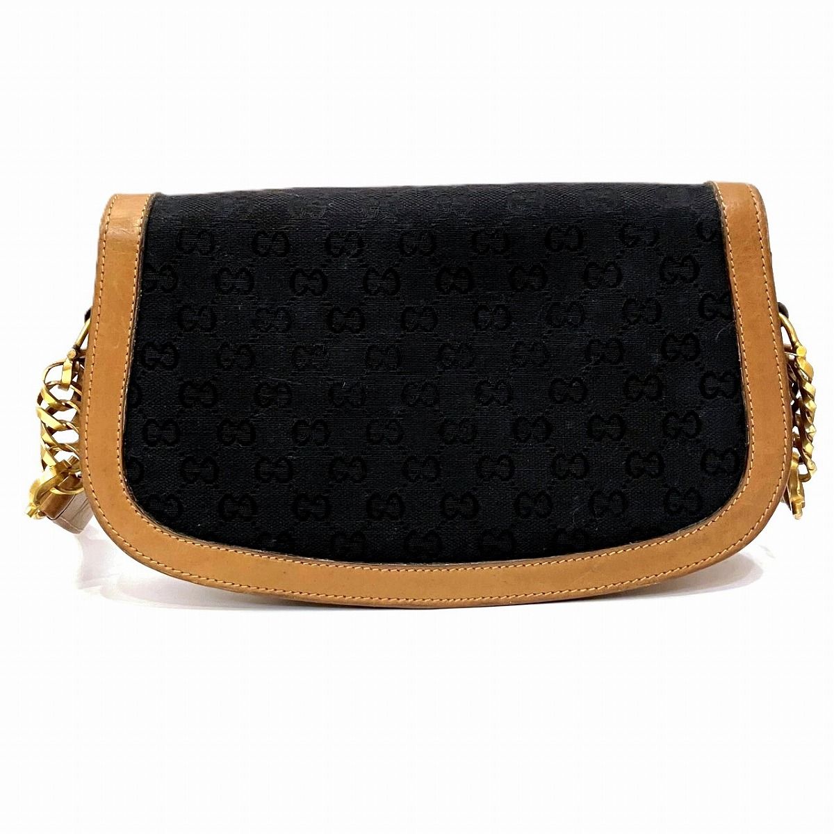Gucci Horsebit GG Shoulder Bag Canvas Leather — view 2