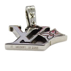 Louis Vuitton Charm Pendant LV Flower Silver — view 5