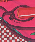 Hermes Bandana Scarf Brown — view 5