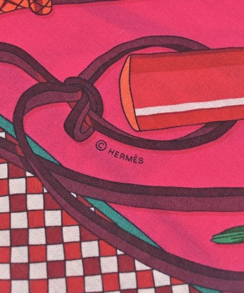 Hermes Bandana Scarf Brown — view 5
