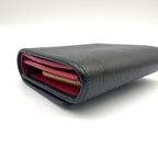 Gucci GG Marmot Leather Black Bordeaux Bifold Wallet Gold — view 7