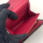 Gucci GG Marmot Leather Black Bordeaux Bifold Wallet Gold — view 3